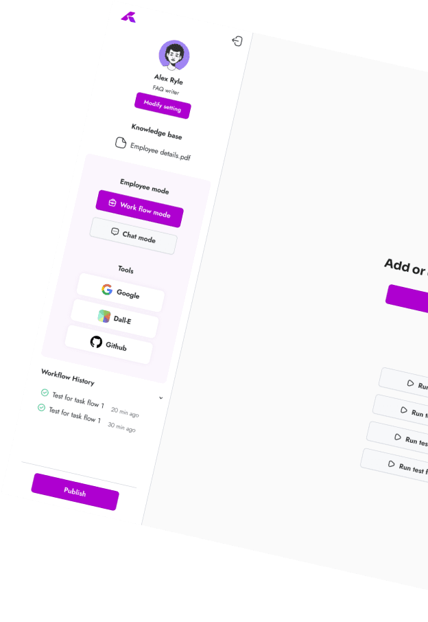 Top dashboard